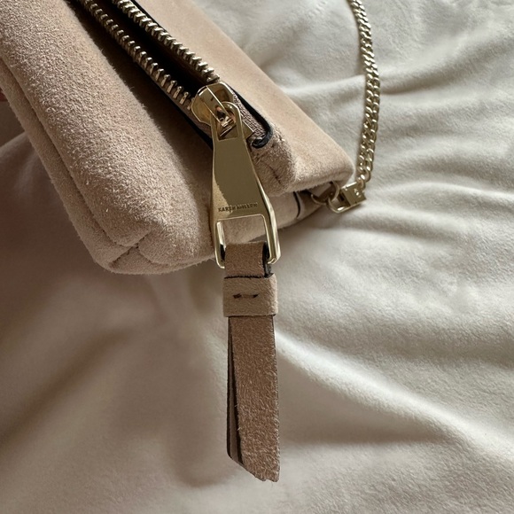 NEW ⭐️Karen Millen suede clutch or crossbody - Picture 2 of 7